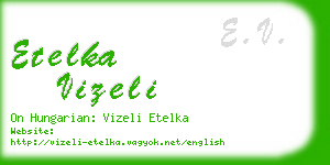 etelka vizeli business card